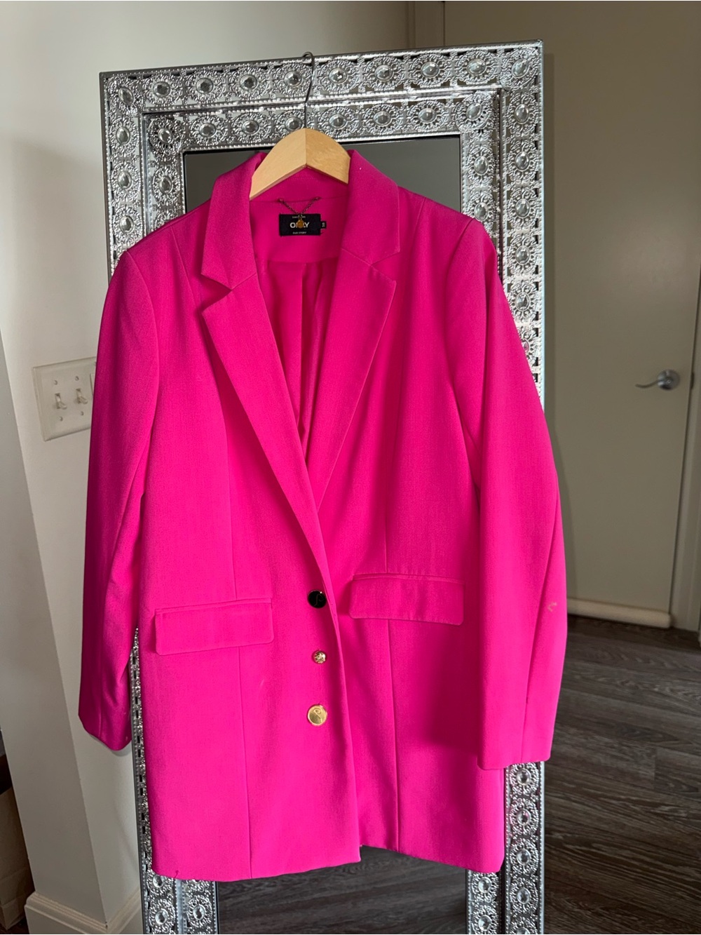 Only Hot Pink Women's Blazer Jacket